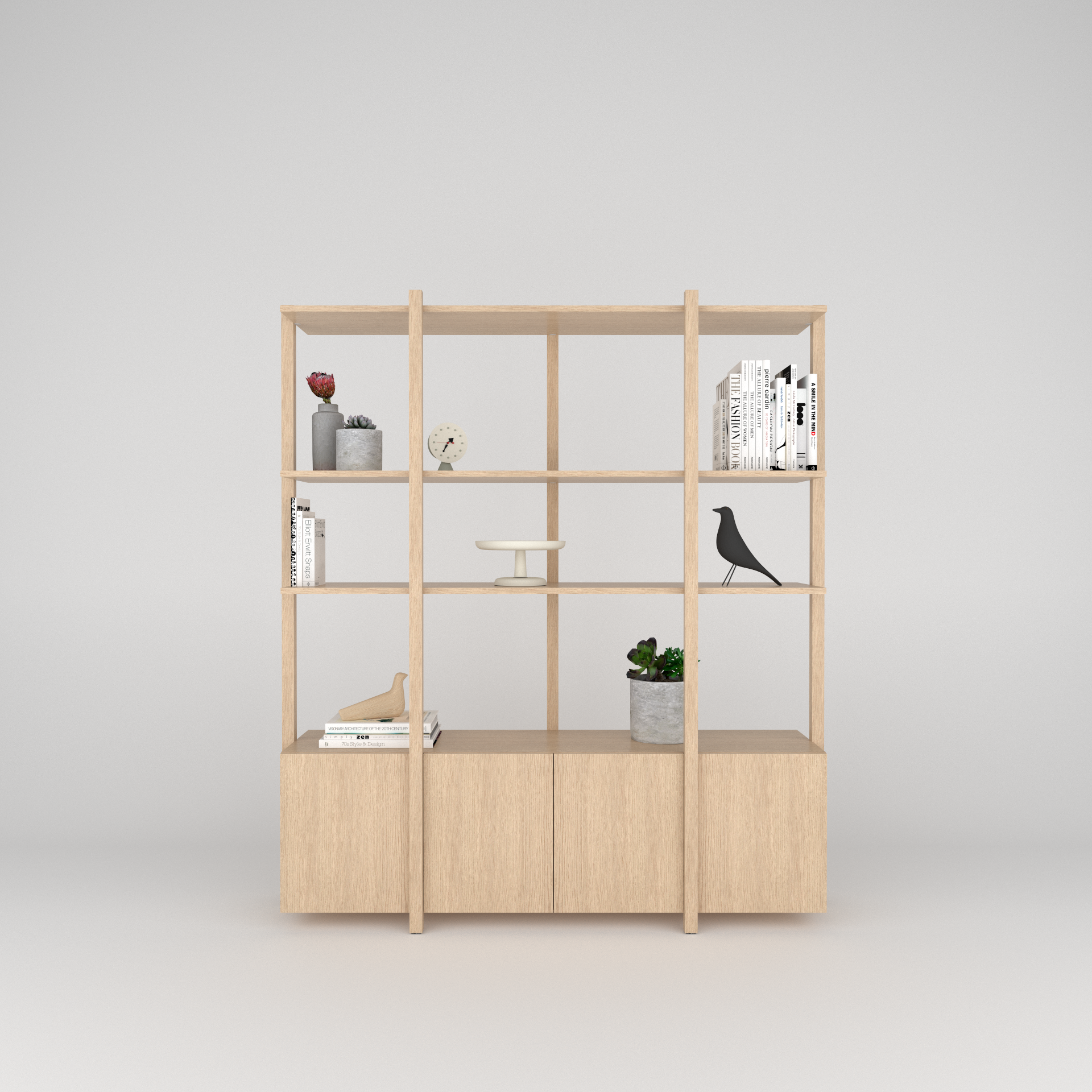 Wandkast Sento Wandkast Sento Elegant, Ruim en Functioneel dat is deze moderne eiken wandkast. Deze kast combineert design en praktisch nut.